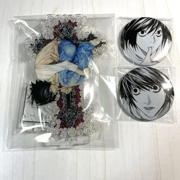 DEATHNOTE 전 L 아크릴 스탠드 캔뱃지 아크릴 디오라마