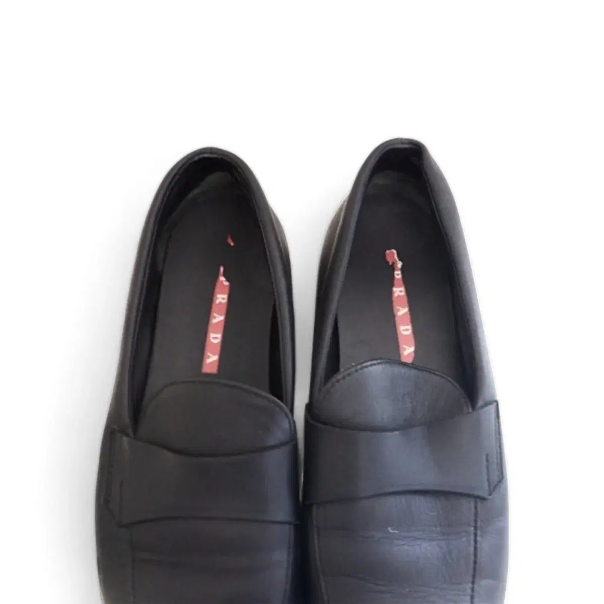 PRADAフラットシューズ黒35.5 23.5cm PRADA(プラダ) フラットシューズ(レディース) - 海外通販
