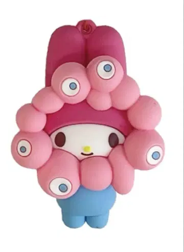 미야쿠미야쿠 나리키리 입체 마스코트 컬러 키링 마이멜로디 산리오
