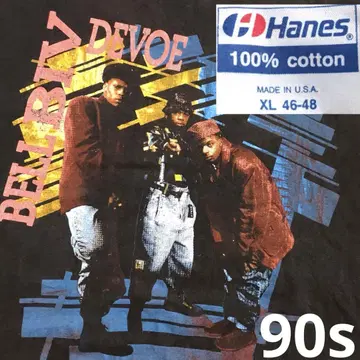 751 Bell Biv DeVoe 1990년 제작 빈티지 티셔츠 랩