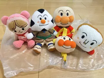 호빵맨 봉제 인형 세트