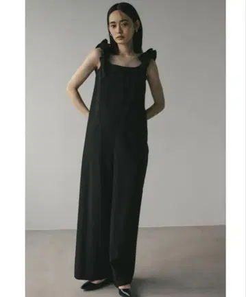 STYLEMIXER 숄더 셔링 올인원 S 블랙