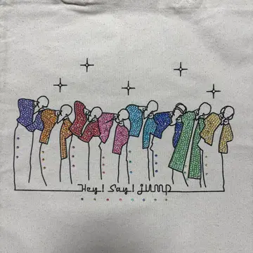 Hey! Say! JUMP encore 토트백 데코 완료 핸드메이드