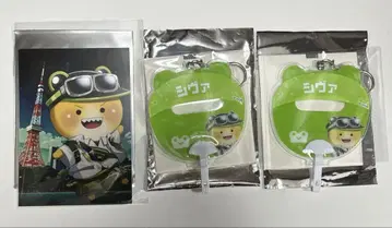 컬러풀 피치 도쿄 타워 시바 캔뱃지 케이스 2개 브로마이드 3개 세트