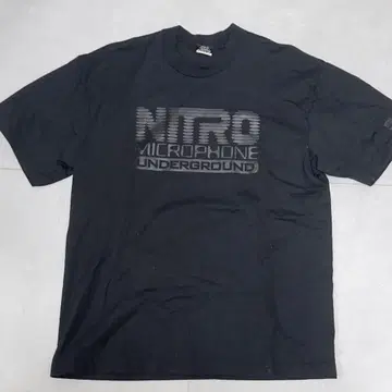 NITRO MICROPHONE UNDERGROUND 티셔츠 블랙 L