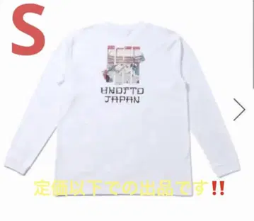 UNDEFEATED 화이트 긴팔 티셔츠 S