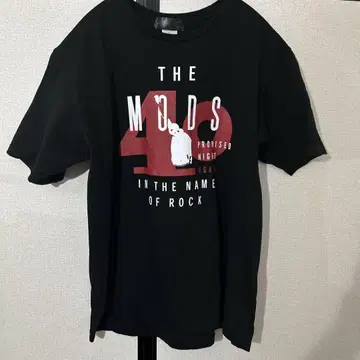 THE MODS 40주년 기념 티셔츠 XL 사이즈 블랙