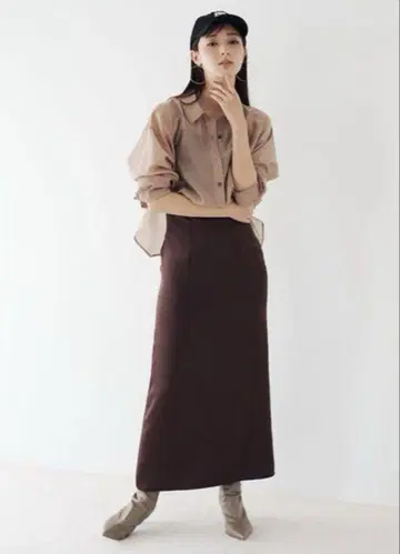 스나이델 셔츠 도킹 새틴 원피스