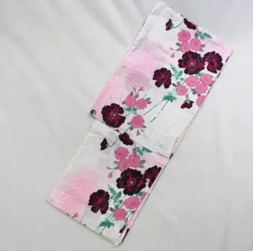 새상품 꽃무늬 유카타 핑크 저렴한 유카타 유카타