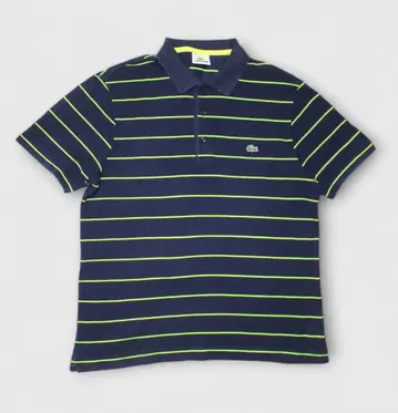 Lacoste 라코스테 네이비 보더 피케 셔츠 네이비 컬러 L 5