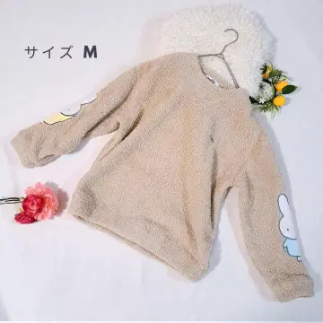 미피 자수 베이지 플리스 룸웨어
