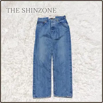 THE SHINZONE 38 GENERAL JEANSBLUE 데님 팬츠