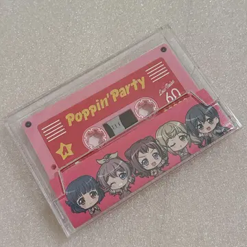 레어 Poppin'Party 카세트 테이프풍 카드 케이스