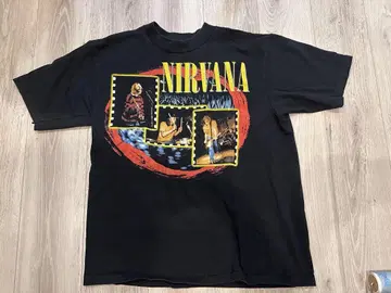 90s NIRVANA 티셔츠 카피라이트 싱글 스티치 닐바나