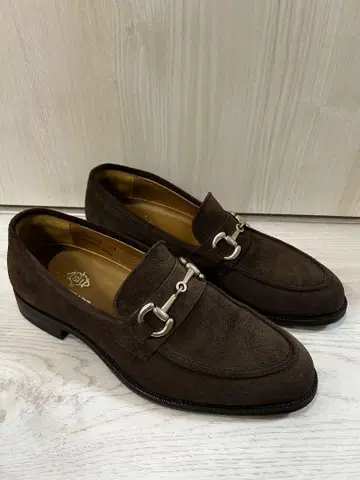 BEAMS HEART 비트 로퍼 25.5cm 스웨이드 브라운