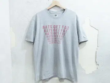 L 사이즈 RATS GET FAT TEE 티셔츠 랏츠