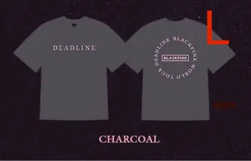 BLACKPINK deadline 서울 콘서트 라운드 로고 티셔츠 L