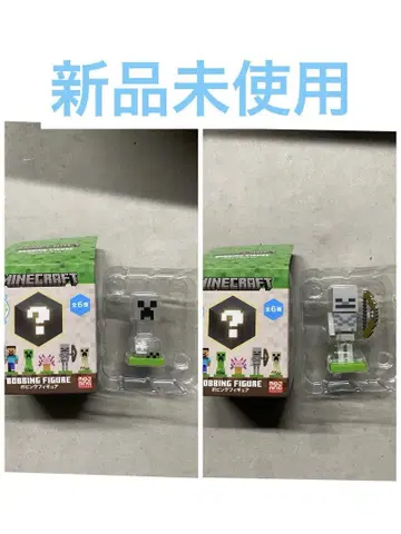 마인 크라프트 보빙 피규어 2개 세트 시크릿 축광 크리퍼