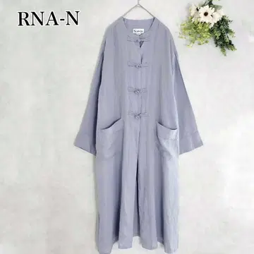새상품급 RNA-N 린넨 시어 원피스 겉옷 그레이 퍼플 넉넉한