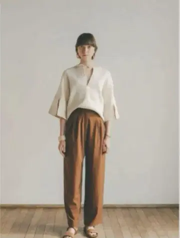CLANE 클라네 BASIC TUCK PANTS 베이직 턱 팬츠
