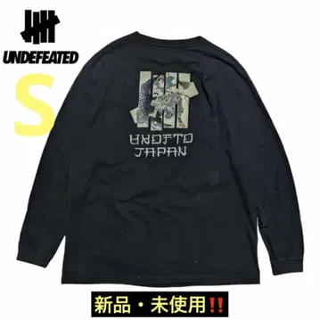 UNDEFEATED 블랙 백 프린트 우키요에 긴팔 티셔츠 S 사이즈