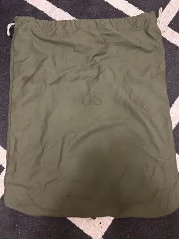 US 로고 빈티지 세탁 백