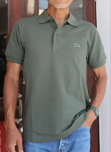 LACOSTE 라코스테 피케 셔츠 2 올리브 보이즈 마켓