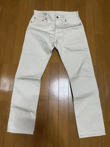 JOE McCOY & CO. 화이트 데님 리얼 맥코이 W30