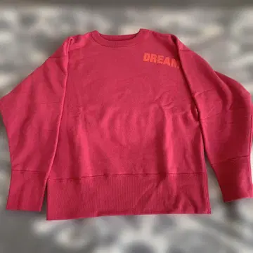 R.H. VINTAGE 빨간색 DREAM 프린트 트레이닝복