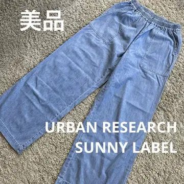 SUNNY LABEL 어반 리서치 와이드 데님 팬츠 라이트 블루 M