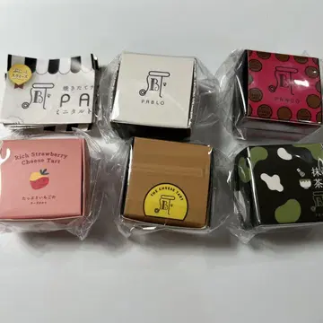 PABLO 미니 타르트 스퀴즈 전 5종 컴프 세트 가챠