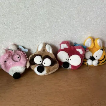보노보노 봉제 인형 4종 세트