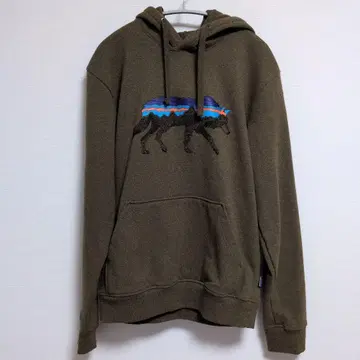 Patagonia 후드 부착 후드티 브라운 계열 S 사이즈