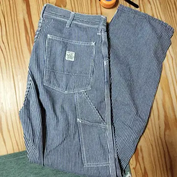 RADIAL 스트라이프 패턴 워크 팬츠 허리 40cm