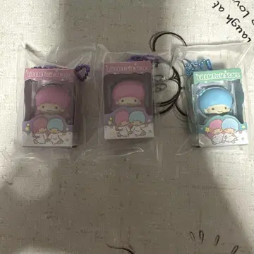 초코 박스 산리오 피규어 키키라라 리틀트윈스타 3개 세트