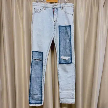 DSQUARED2 데미지 가공 스키니 데님