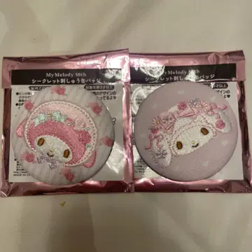 마이멜로디 마이멜로디 이온 한정판 자수 캔뱃지