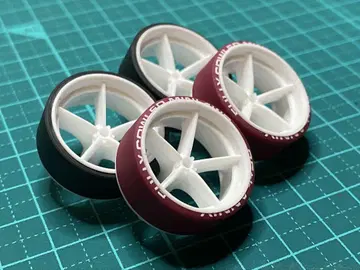 미니 사륜구동 페라 타이어 약 25.6mm 로우 프릭션