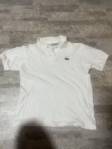 Lacoste 화이트 피케 셔츠 반팔