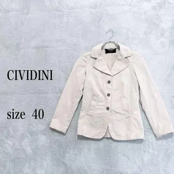 CIVIDINI 이탈리아제 테일러드 자켓 베이지 사이즈 40(L)