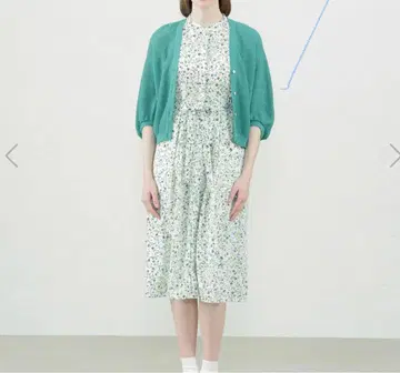 MACKINTOSH PHILOSOPHY 벌룬 슬리브 가디건