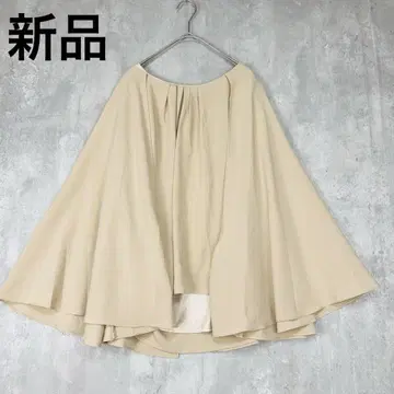 편집 중  새상품  케이프 스타일  베이지