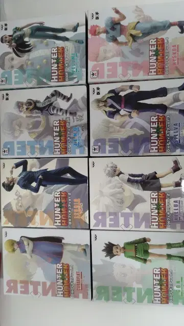 재가격 인하. HUNTER x HUNTER DX 피규어 8체 세트