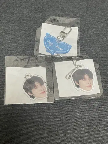 TREASURE 정우 얼굴 아크링 키링 라메 아크링 키링