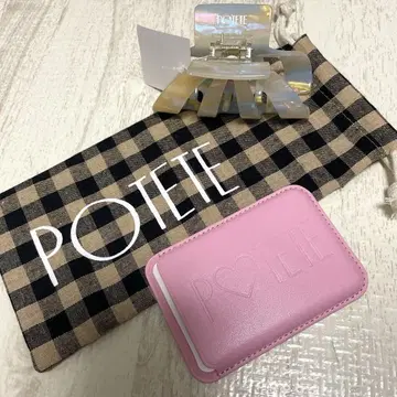 POTETE 양파 헤어 클립 카드 케이스 세트