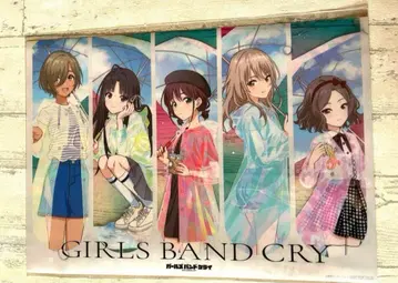 anisugar 여아 밴드 크라이 캐릭터 복권 A3 클리어 포스터