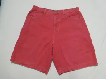 90s SHUVIT 쇼비트 빈티지 데님 빨간색 하프 팬츠 USA제