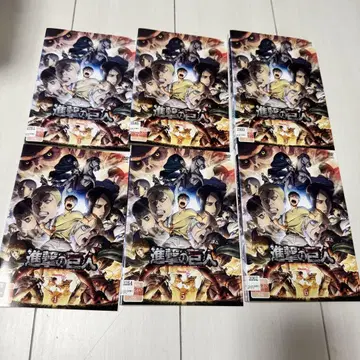 렌탈 DVD 진격의 거인 시즌 2 전권 6권 세트
