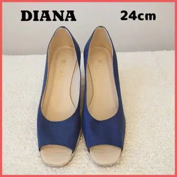 DIANA 오픈토 웨지솔 샌들 WELL FIT 24cm