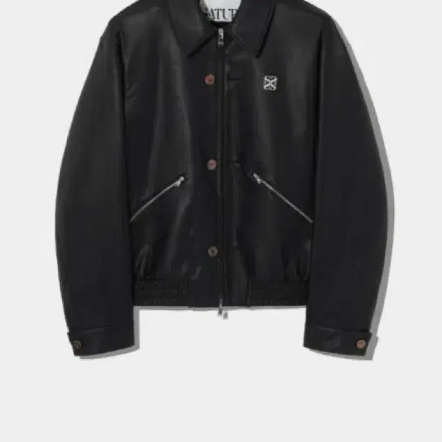 アウターその他 SATUR Theo Vegan Leather Blouson Jacket Vintage Brown SA241U SATUR Theo Vegan Leather Blouson Jacket